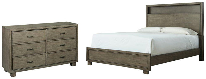 ASHLEY FURNITURE PKG005720 Queen Bookcase Bed With Dresser