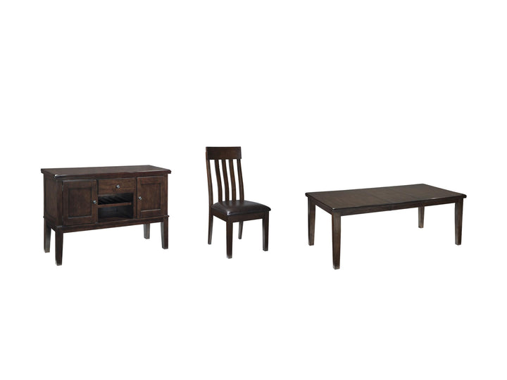 ASHLEY FURNITURE PKG002080 Dining Table and 6 Chairs With Storage