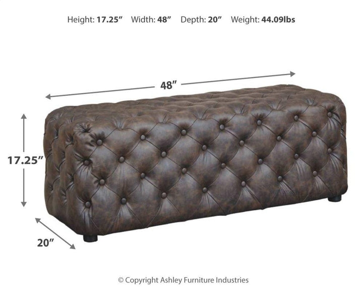 ASHLEY FURNITURE A3000171 Lister Accent Ottoman