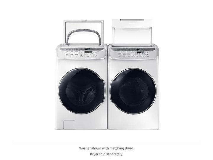 SAMSUNG WV55M9600AW 5.5 cu. ft. Smart Washer with FlexWash TM in White