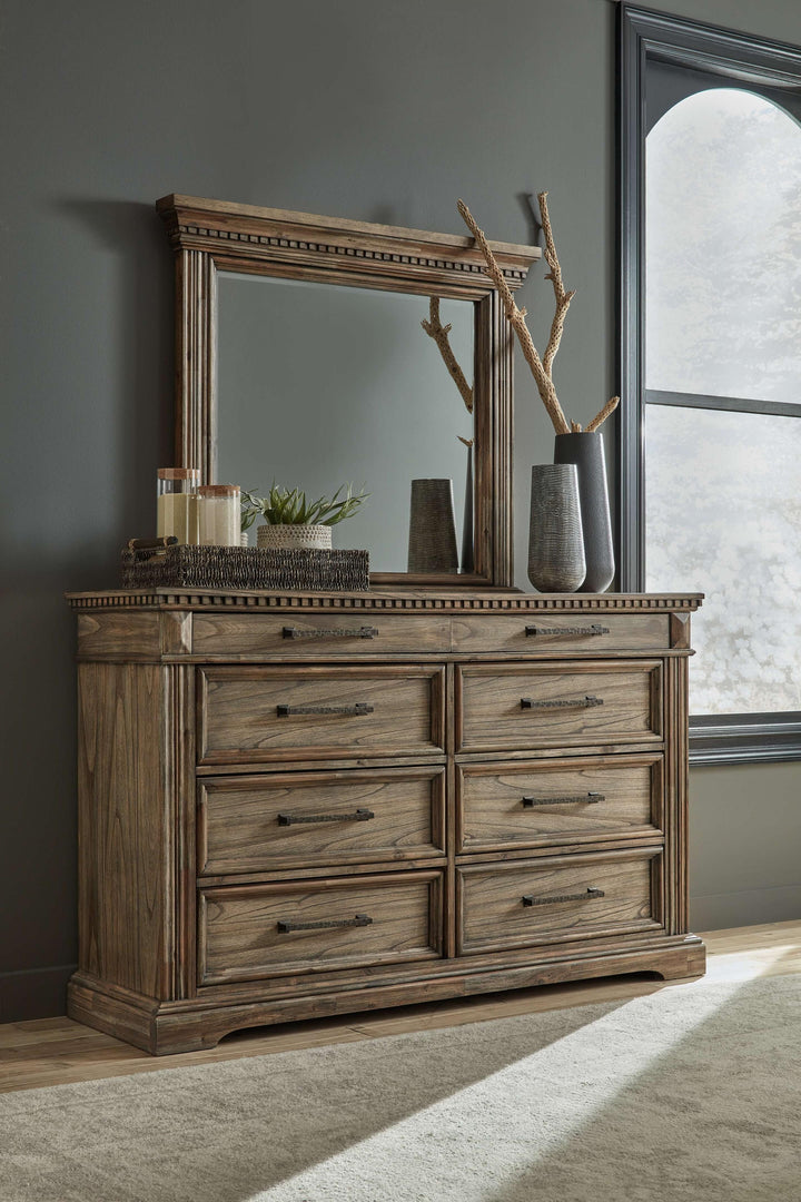 ASHLEY FURNITURE B770B1 Markenburg Dresser and Mirror