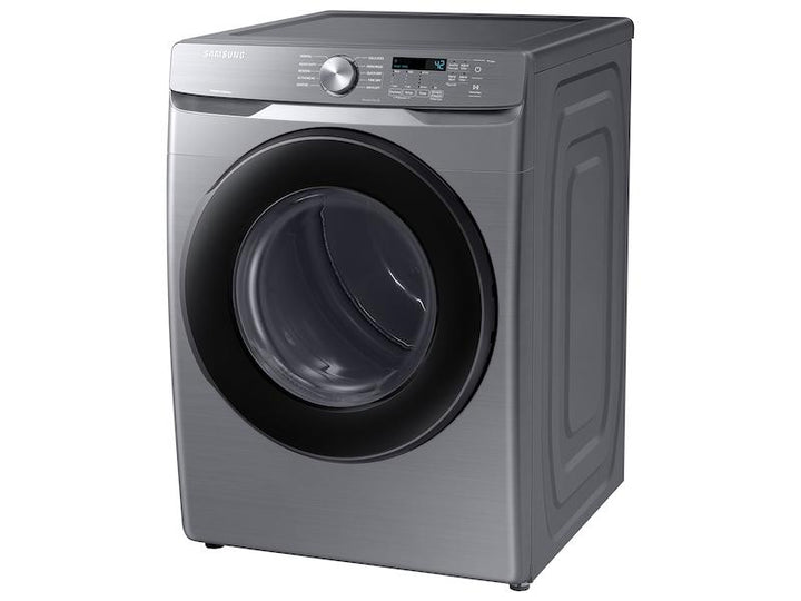 SAMSUNG DVE45T6000P 7.5 cu. ft. Front Load Electric Dryer with Sensor Dry in Platinum