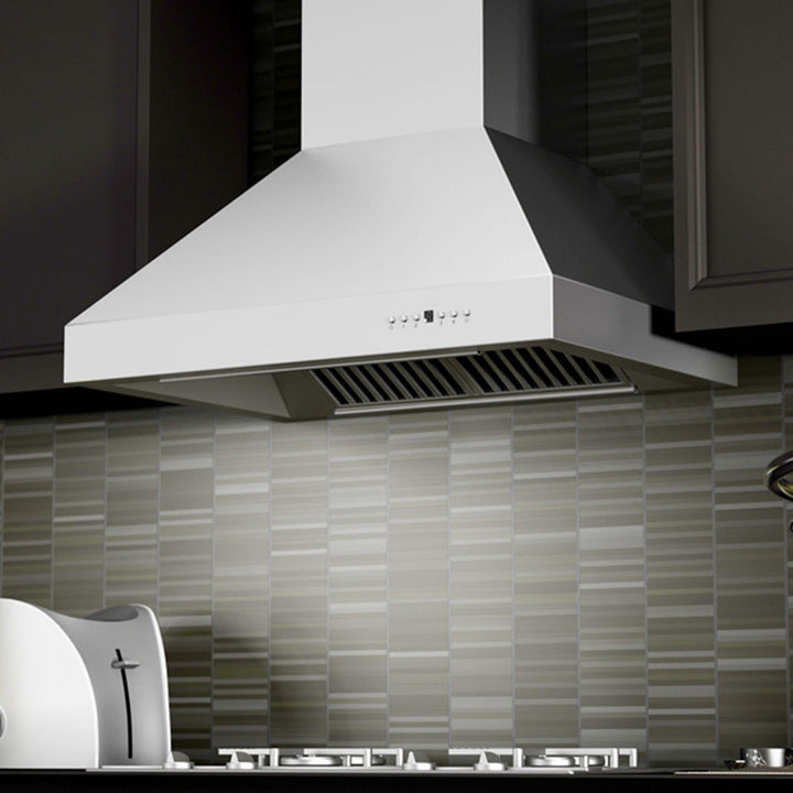 ZLINE KITCHEN AND BATH 697RD30 ZLINE Wall Mount Range Hood in Stainless Steel - Includes Remote Blower Size: 30 Inch, CFM: 700 CFM