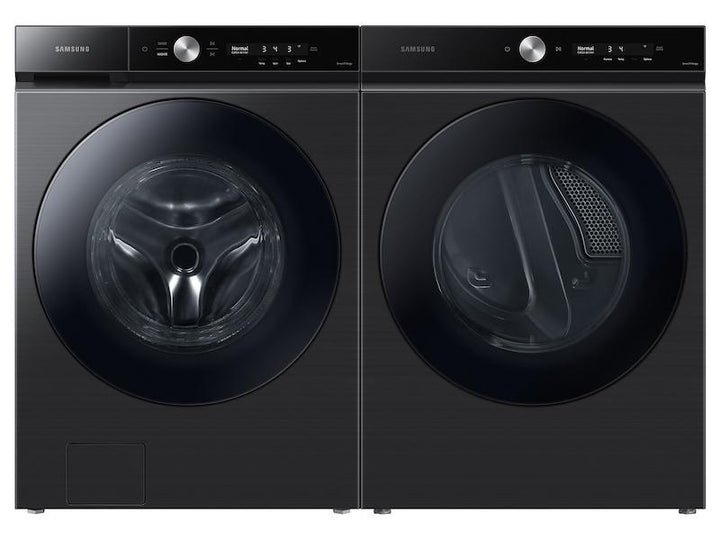 SAMSUNG DVE53BB8700VA3 Bespoke 7.6 cu. ft. Ultra Capacity Electric Dryer with Super Speed Dry and AI Smart Dial in Brushed Black