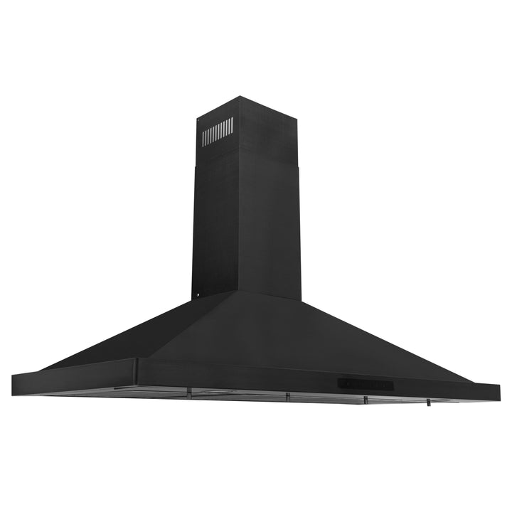 ZLINE KITCHEN AND BATH BSKBN24 ZLINE Convertible Vent Wall Mount Range Hood in Black Stainless Steel Size: 24 Inch