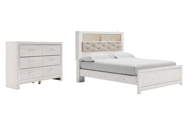 ASHLEY FURNITURE PKG009430 Queen Panel Bookcase Bed With Dresser