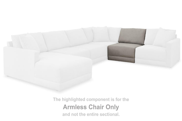 ASHLEY FURNITURE 2220146 Katany Armless Chair