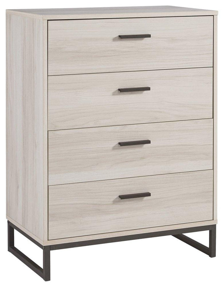 ASHLEY FURNITURE PKG008904 Queen Panel Headboard With Dresser and Chest