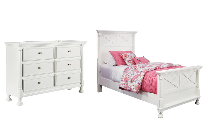 ASHLEY FURNITURE PKG005342 Twin Panel Bed With Dresser