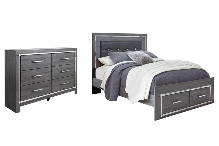 ASHLEY FURNITURE PKG003600 Queen Panel Bed With 2 Storage Drawers With Dresser