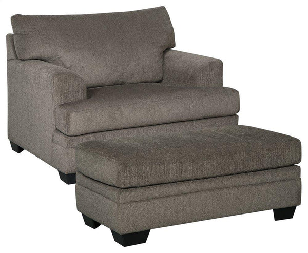 ASHLEY FURNITURE 77204U3 Dorsten Chair and Ottoman