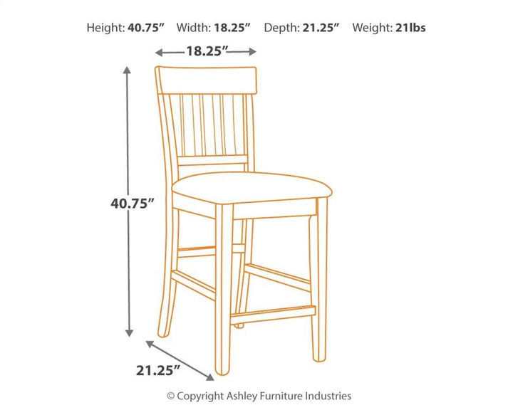 ASHLEY FURNITURE PKG000156 2-piece Bar Stool