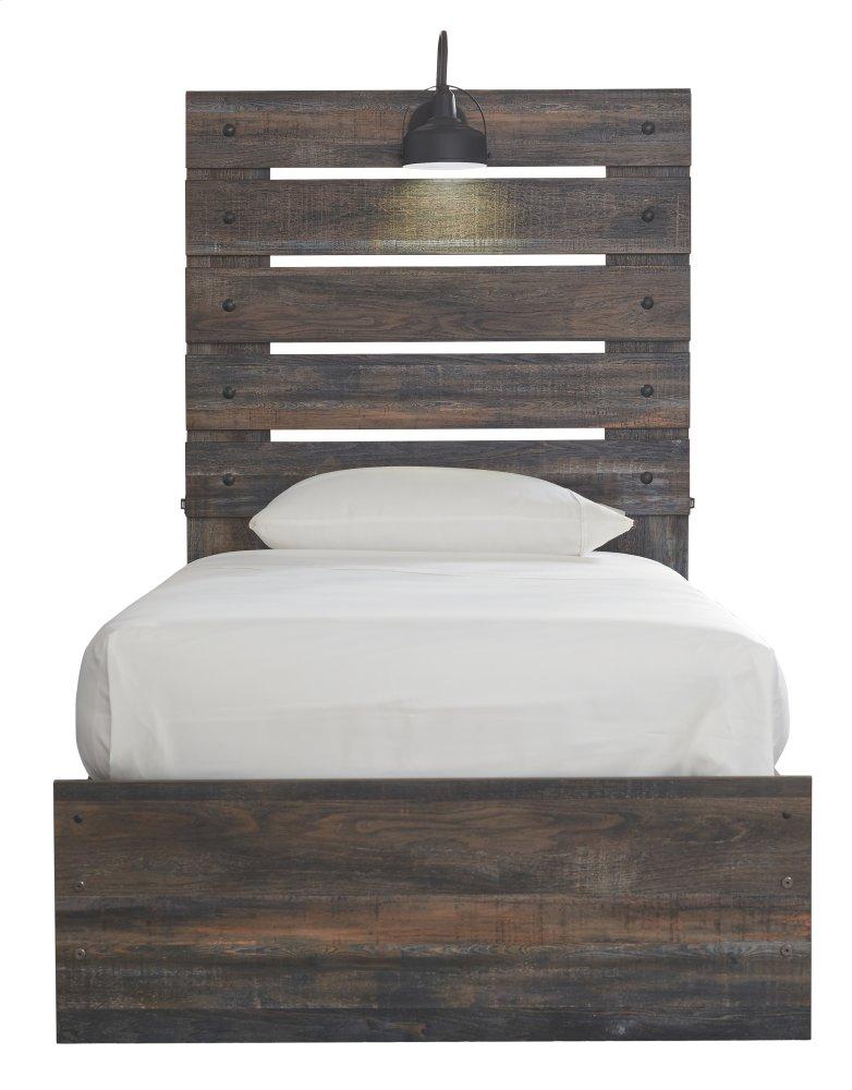 ASHLEY FURNITURE B211B8 Drystan Twin Panel Bed With 2 Storage Drawers