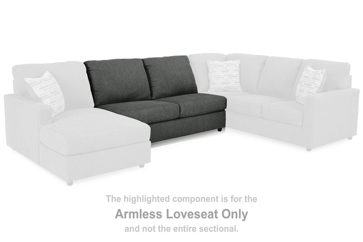 ASHLEY FURNITURE 2900334 Edenfield Armless Loveseat