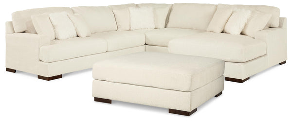 ASHLEY FURNITURE PKG013081 4-piece Sectional With Ottoman