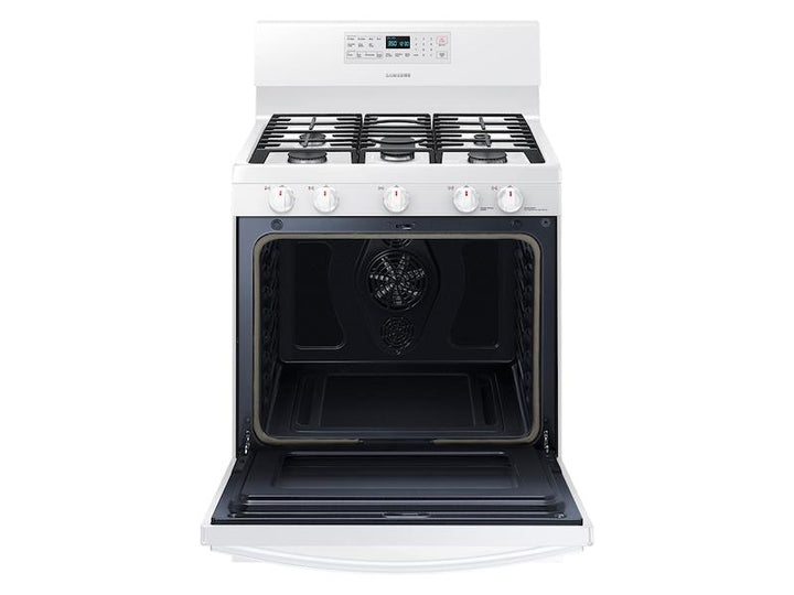 SAMSUNG NX58T5601SW 5.8 cu. ft. Freestanding Gas Range with Convection in White