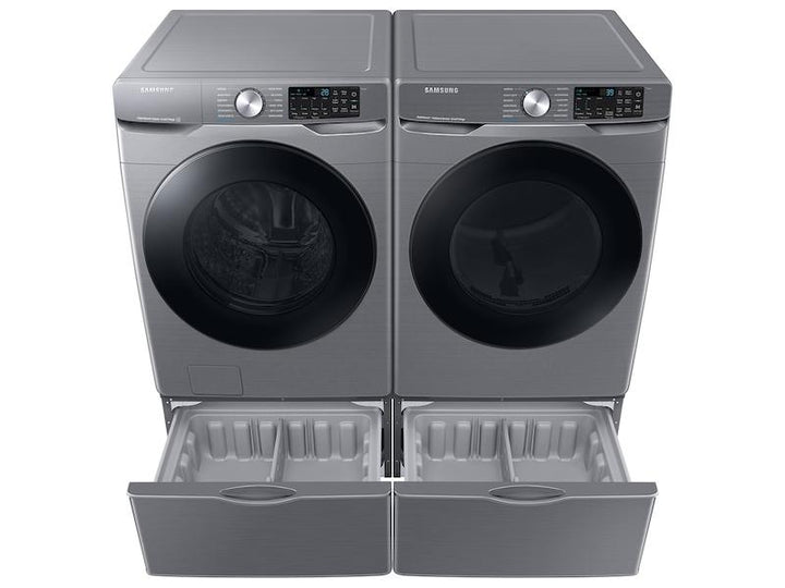 SAMSUNG WF45B6300AP 4.5 cu. ft. Large Capacity Smart Front Load Washer with Super Speed Wash in Platinum