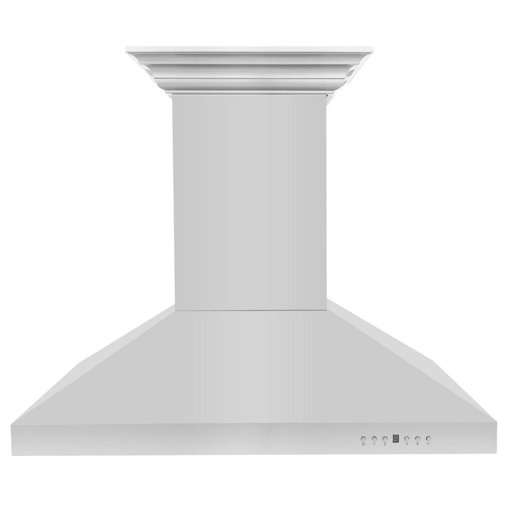 ZLINE KITCHEN AND BATH KL3ICRNBT30 Island Mount Range Hood in Stainless Steel with Built-in ZLINE CrownSound TM Bluetooth Speakers Size: 30 Inch