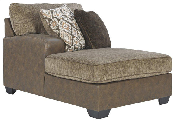 ASHLEY FURNITURE 9130216 Abalone Left-arm Facing Corner Chaise
