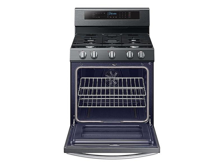 SAMSUNG NX58M6630SG 5.8 cu. ft. Freestanding Gas Range with True Convection in Black Stainless Steel