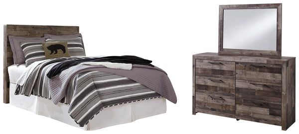 ASHLEY FURNITURE PKG003333 Full Panel Headboard With Mirrored Dresser