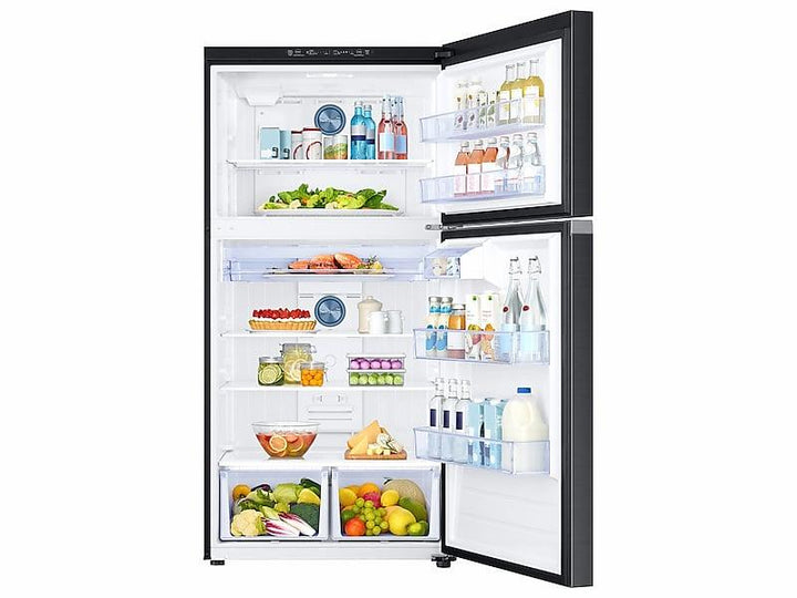 SAMSUNG RT21M6213SG 21 cu. ft. Top Freezer Refrigerator with FlexZone TM in Black Stainless Steel