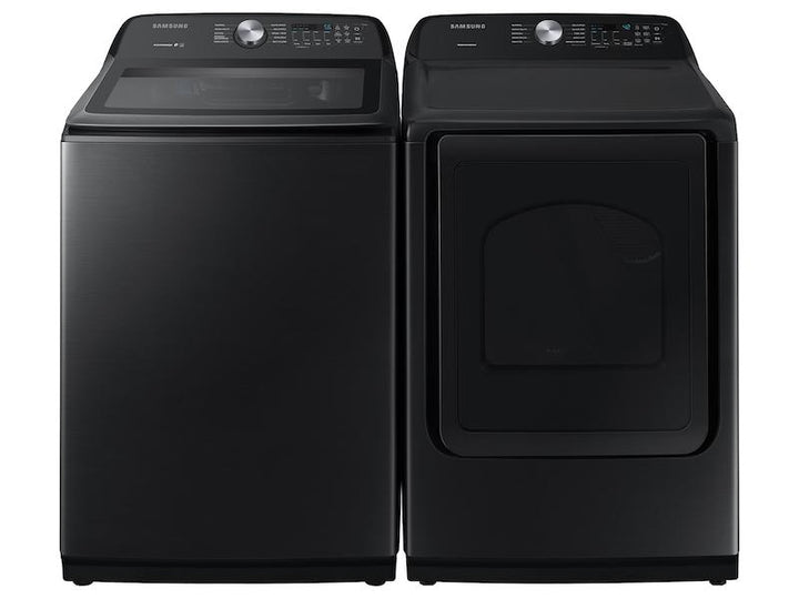 SAMSUNG DVE50R5200V 7.4 cu. ft. Capacity Electric Dryer with Sensor Dry in Brushed Black