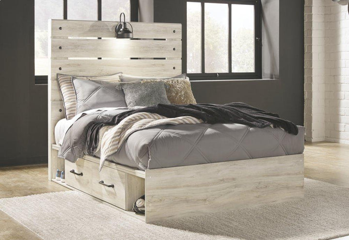 ASHLEY FURNITURE PKG003055 Full Panel Bed With 4 Storage Drawers With Dresser