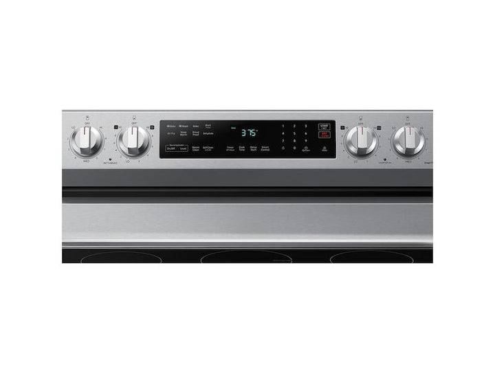 SAMSUNG NE63A6511SS 6.3 cu. ft. Smart Freestanding Electric Range with No-Preheat Air Fry & Convection in Stainless Steel