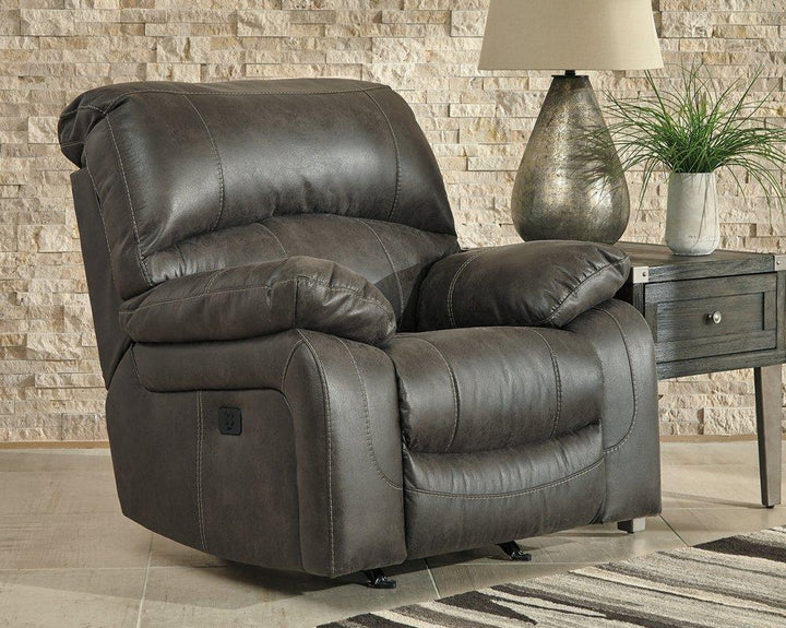 ASHLEY FURNITURE 51601U3 Dunwell Power Reclining Sofa and Loveseat With Power Recliner