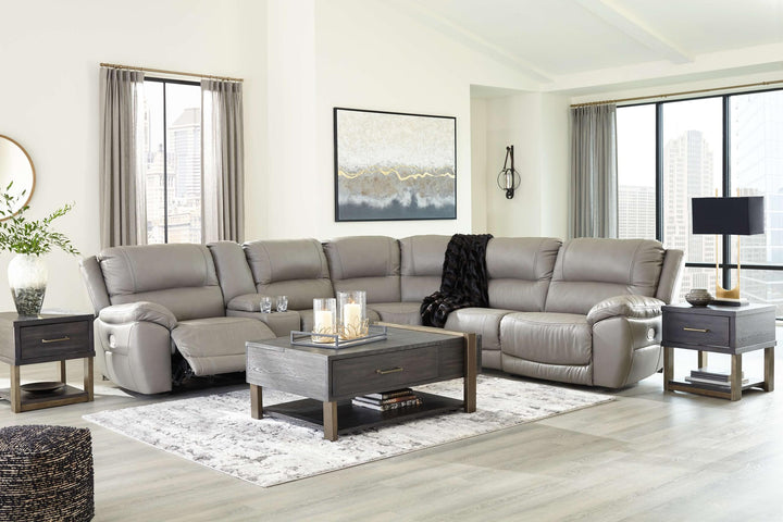 ASHLEY FURNITURE U71605S2 Dunleith 6-piece Power Reclining Sectional