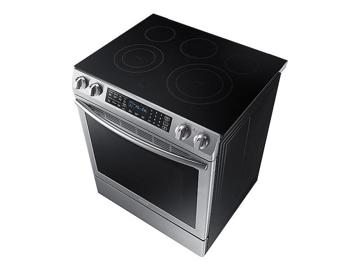 SAMSUNG NE58K9430SS 5.8 cu. ft. Slide-in Electric Range in Stainless Steel