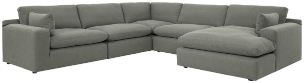 ASHLEY FURNITURE 10007S7 Elyza 5-piece Sectional With Chaise