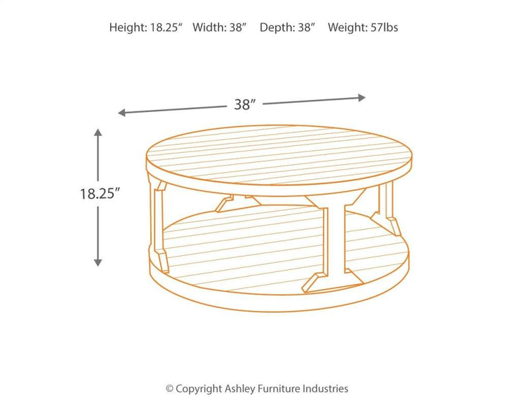 ASHLEY FURNITURE PKG007272 Coffee Table With 2 End Tables