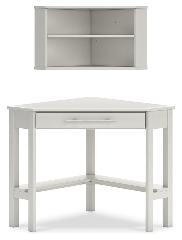 ASHLEY FURNITURE H207H1 Grannen Home Office Corner Desk With Bookcase
