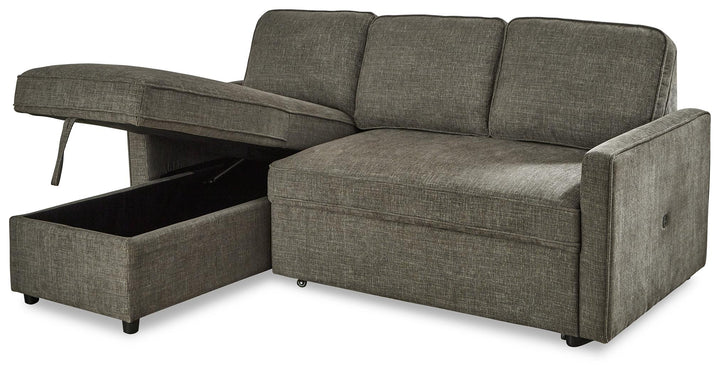 ASHLEY FURNITURE 26505S1 Kerle 2-piece Sectional With Pop Up Bed