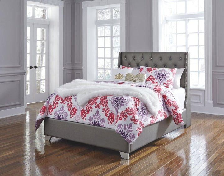 ASHLEY FURNITURE PKG007799 Full Upholstered Bed With Dresser
