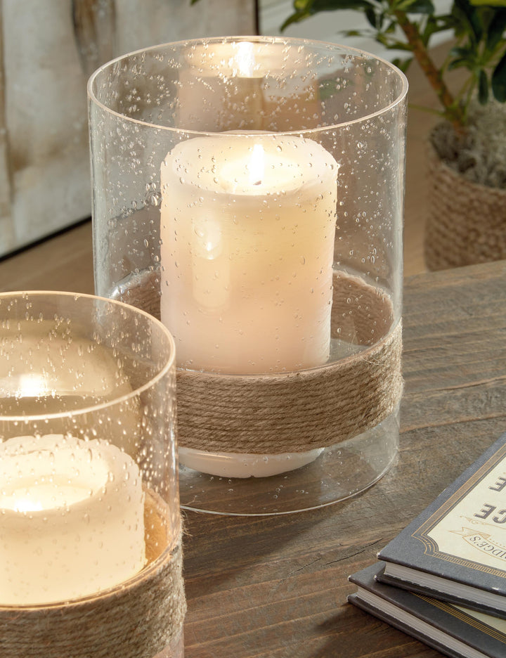 ASHLEY FURNITURE A2000456 Eudocia Candle Holder set of 2