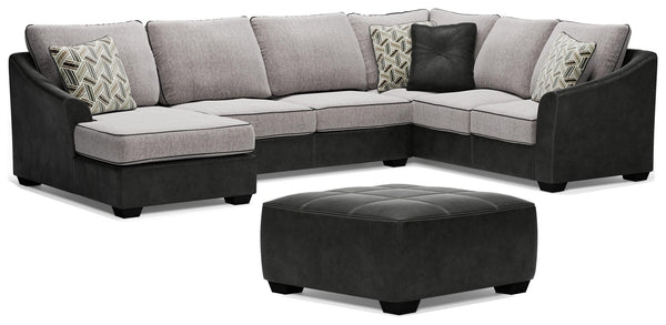 ASHLEY FURNITURE PKG008950 3-piece Sectional With Ottoman