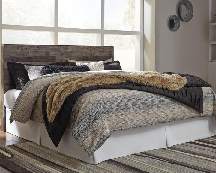 ASHLEY FURNITURE PKG003307 King Panel Headboard With Mirrored Dresser