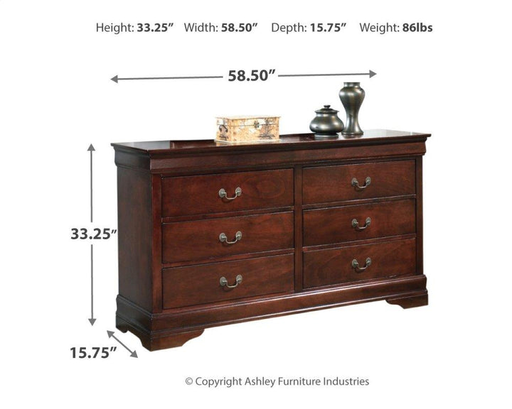 ASHLEY FURNITURE PKG004941 Queen Sleigh Bed With Dresser