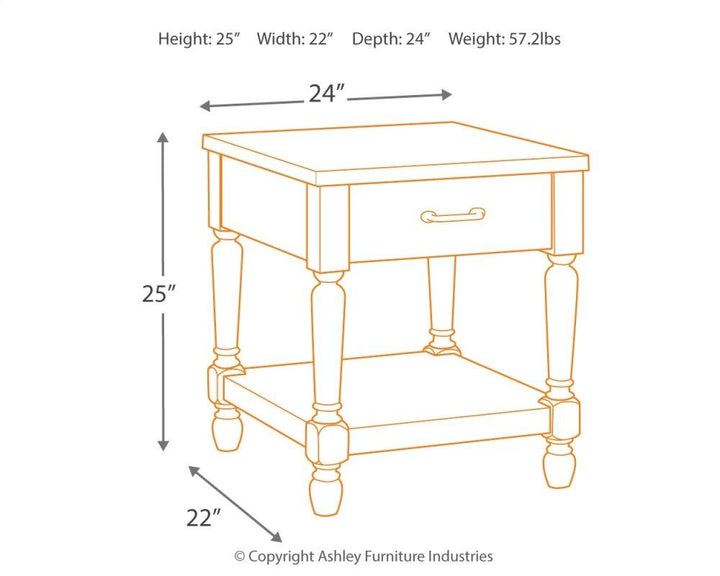 ASHLEY FURNITURE PKG007162 Coffee Table With 2 End Tables