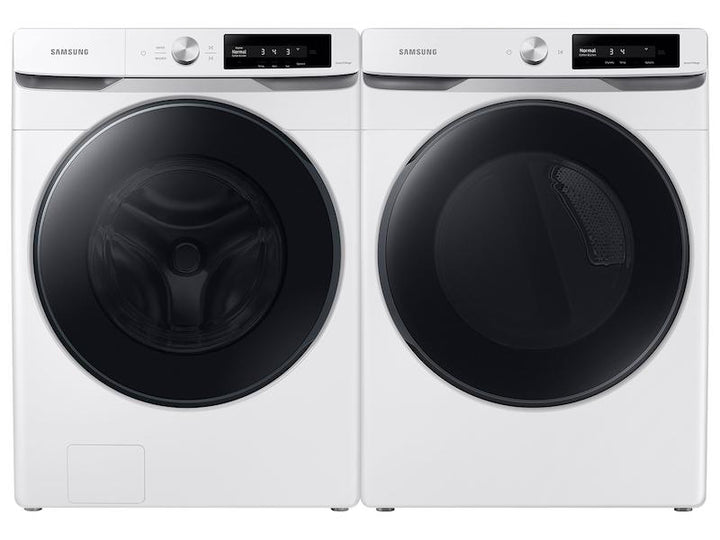 SAMSUNG DVE45A6400W 7.5 cu. ft. Smart Dial Electric Dryer with Super Speed Dry in White