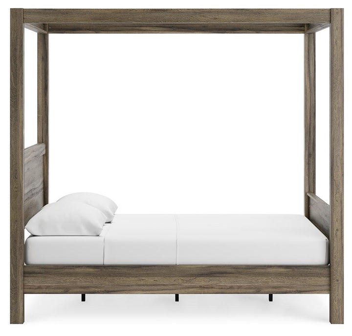 ASHLEY FURNITURE EB1104B3 Shallifer Queen Canopy Bed
