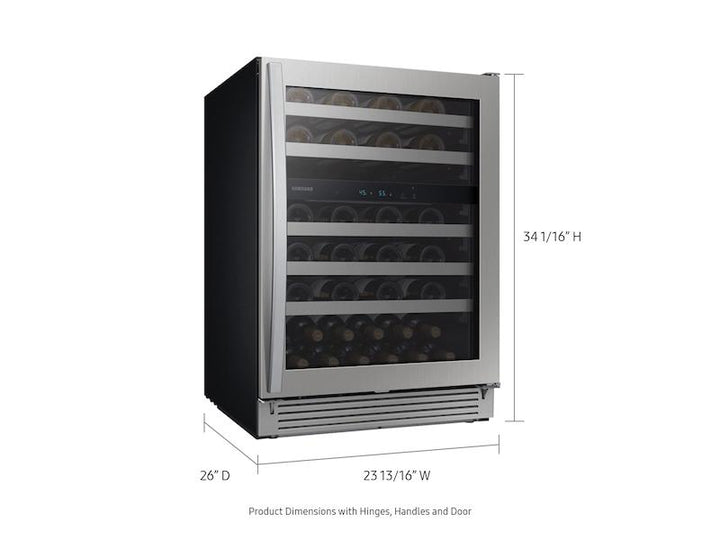 SAMSUNG RW51TS338SR 51-Bottle Capacity Wine Cooler in Stainless Steel