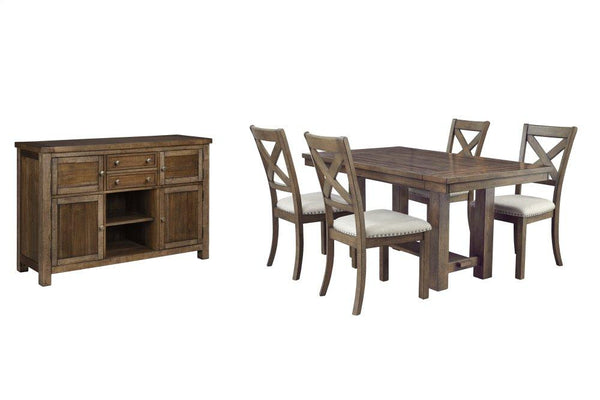 ASHLEY FURNITURE PKG002104 Dining Table and 4 Chairs With Storage