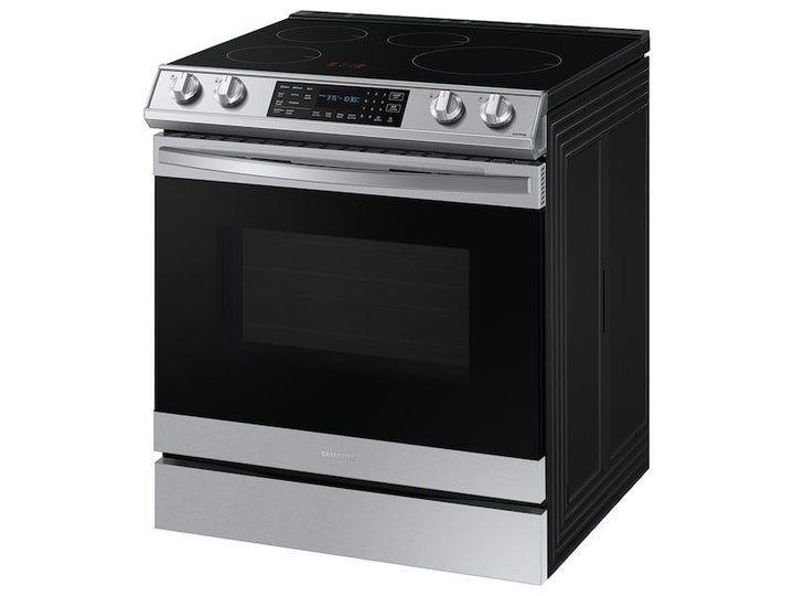 SAMSUNG NE63B8611SS 6.3 cu. ft. Smart Rapid Heat Induction Slide-in Range with Air Fry & Convection+ in Stainless Steel