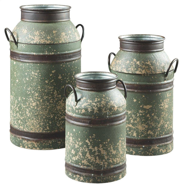 ASHLEY FURNITURE A2000366 Elke Milk Can set of 3