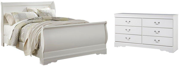 ASHLEY FURNITURE PKG002589 Queen Sleigh Bed With Dresser