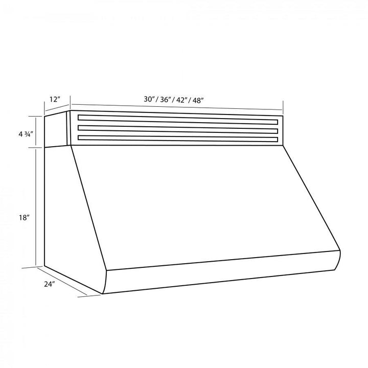 ZLINE KITCHEN AND BATH RK52730 ZLINE Recirculating Under Cabinet Range Hood in Stainless Steel Size: 30 Inch